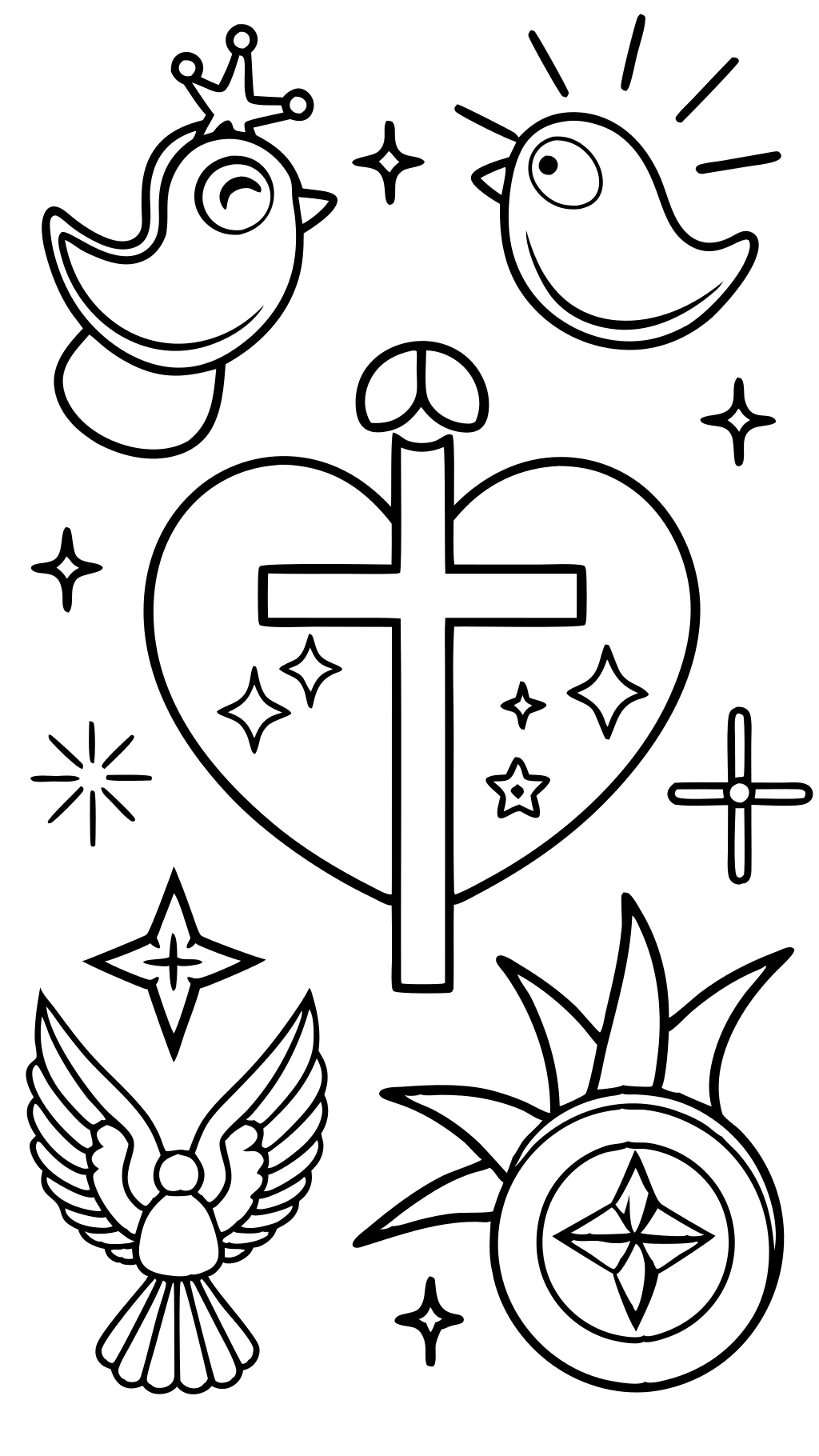 faith coloring page